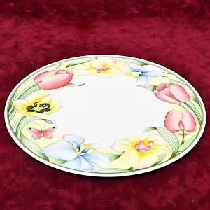 Сервировочная Тарелка - Блюдо для торта, Фарфор Villeroy&Boch Германия, 1991 - 1993 годы.
