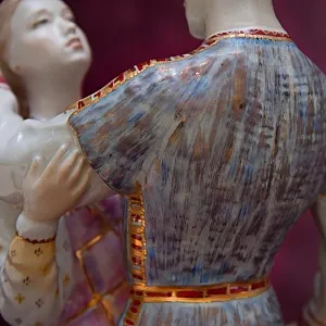 Редкость! Авторская Роспись - Фарфоровая Статуэтка «РУСЛАН И ЛЮДМИЛА» РОССИЯ ДФЗ Дулево.