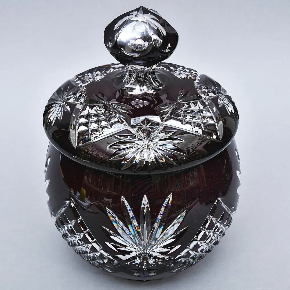 Редкость! «Рубиновый Хрусталь» Набор Крюшонница с Чашками, DOROTHEENHUTTE Германия.