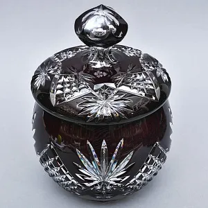 Редкость! «Рубиновый Хрусталь» Набор Крюшонница с Чашками, DOROTHEENHUTTE Германия.