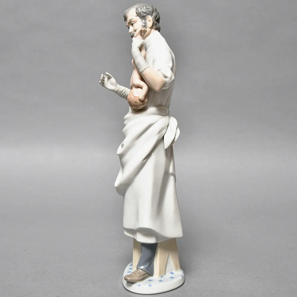 Редкая! Большая Коллекционная Фарфоровая Статуэтка «Врач Акушер» Lladro, Испания -1971 год.