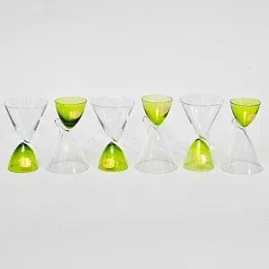 Редкость!!! Набор - Хрустальные Рюмки «Перевёртыши», VAL SAINT LAMBERT Бельгия, cередина ХХ в.