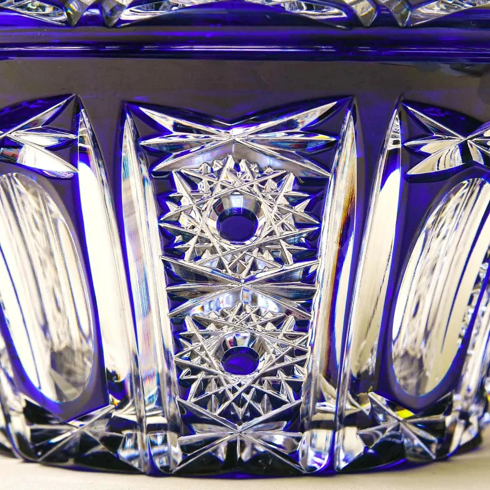 Ваза - Конфетница с кышкой Хрусталь JOSKA BODENMAIS Германия, конец 60-х гг.