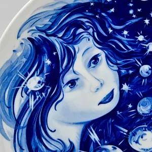 Коллекционная Фарфоровая Тарелка - Блюдо «Сказка. Звездные Талеры», MEISSEN Германия - 1981 год.