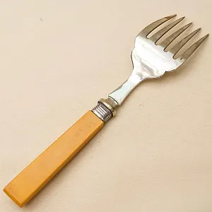 Антикварный Набор для подачи готовых блюд Нож + Вилка, Франция начало ХХ века.