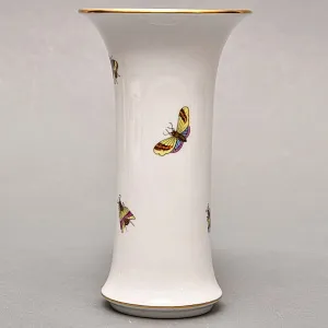 Небольшая Коллекционная Ваза для цветов «ROTHSHILD BIRDS», Фарфор Herend Венгрия.