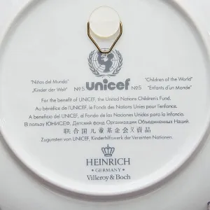 Коллекционная Тарелка «Дети Мира» - «Океания» Фарфор Heinrich Villeroy&Boch - 1977 год.
