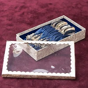 «Хильдесхаймская роза» - Сервировочный Набор Десертных Ложечек Silverplate, Германия 60-е годы.