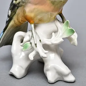 Птица - Фарфоровая статуэтка «Удод» Н -26 см., Карл Энс / Karl Ens Германия, 50-е гг. ХХ века.