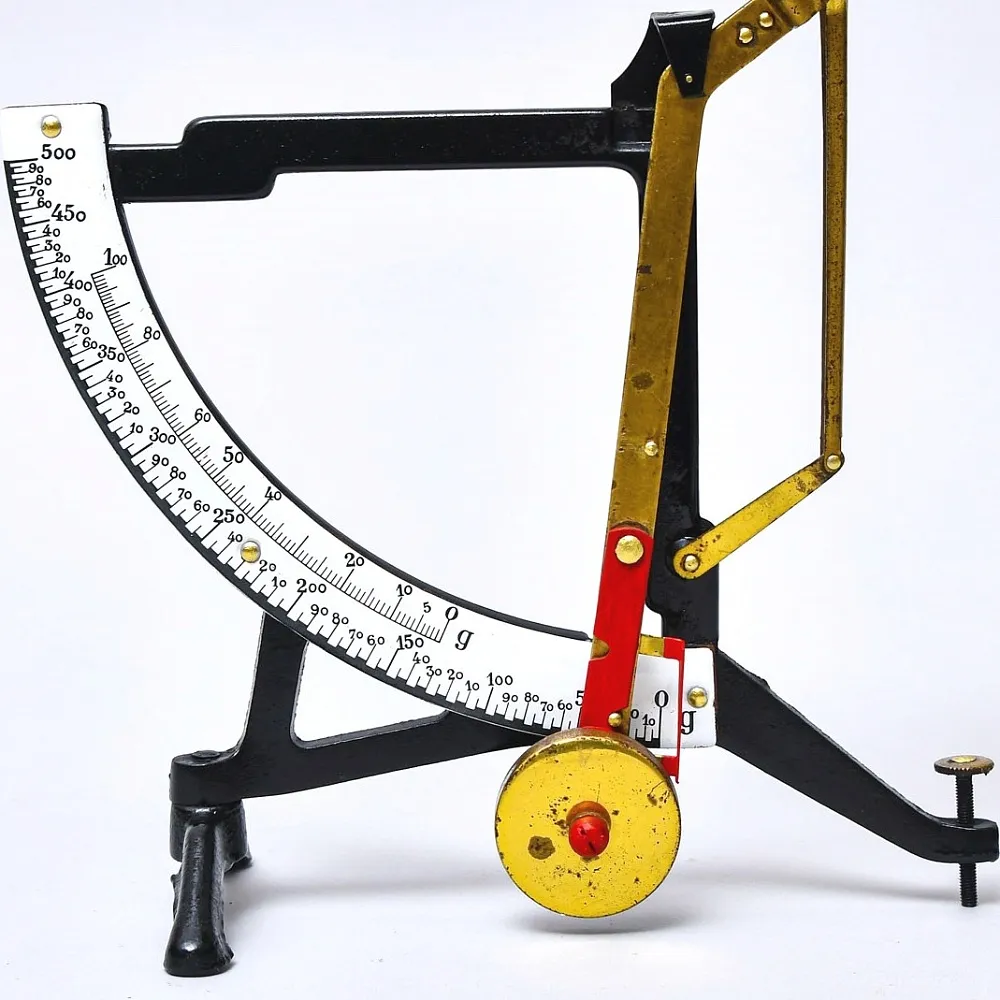 Винтажные Почтовые Механические Весы Повышенной точности до 500гр. Германия 50 гг.
