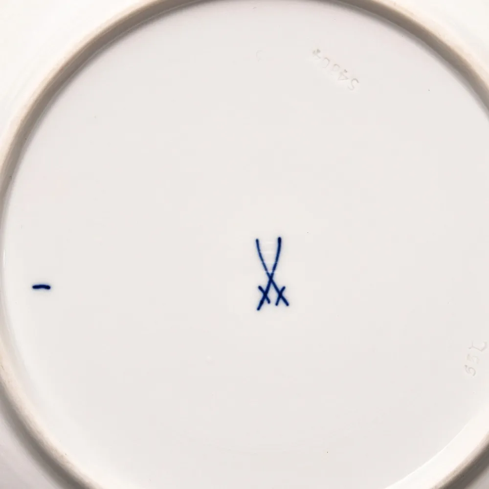 Коллекционное Фарфоровое Блюдо - Тарелка «Букет», MEISSEN / МЕЙСЕН Германия, середина ХХ века. 