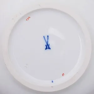 Большая Фарфоровая Шкатулка - Бонбоньерка «ЦВЕТЫ», MEISSEN / МЕЙСЕН Германия.