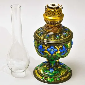 Редкость! Антикварная Керосиновая Лампа Ehrich Graetz, Berlin Германия -1905 год.