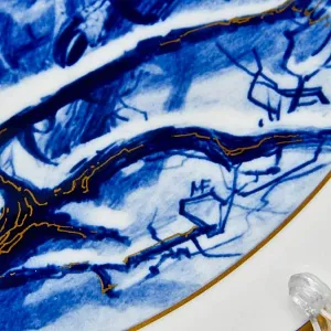 Коллекционная Фарфоровая Тарелка - Блюдо «Птица - Орел - Канюк», MEISSEN Германия - 1985 год.