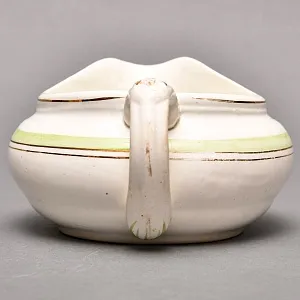 Большой Винтажный Соусник, Фаянс Конаково, ЗИК СССР -1957г.