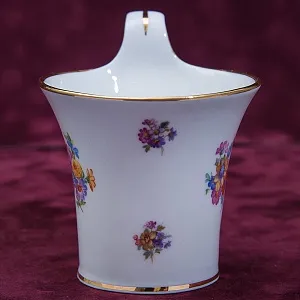 Коллекционная Чайная фарфоровая тройка - «ЛЕТО» Furstenberg, Германия 50 -егоды ХХ века.