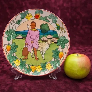 Коллекционная Тарелка «Дети Мира» - «Кения» Фарфор Heinrich Villeroy&Boch - 1980 год.