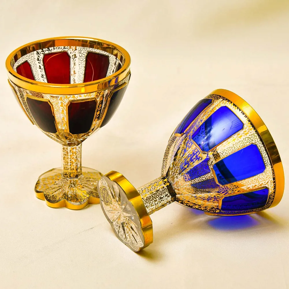 Креманка - Ваза - Орешница «Голубой Сапфир», ERNST WITTIG, Германия.