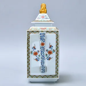 Фарфоровый Чайный сервиз на 4 персоны «Японский символизм», Япония - конец ХХ века.