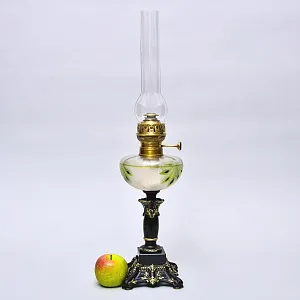 Старинная Керосиновая Лампа Hugo Schneider, Leipzig, Германия -1924 год.