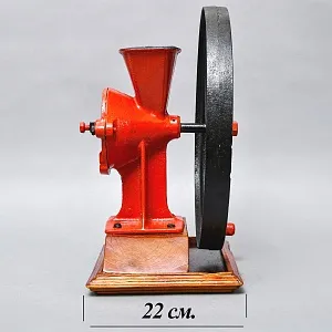 Большая Антикварная Чугунная Ручная Механическая Мельница - Кофемолка, Германия начало ХХ века. 