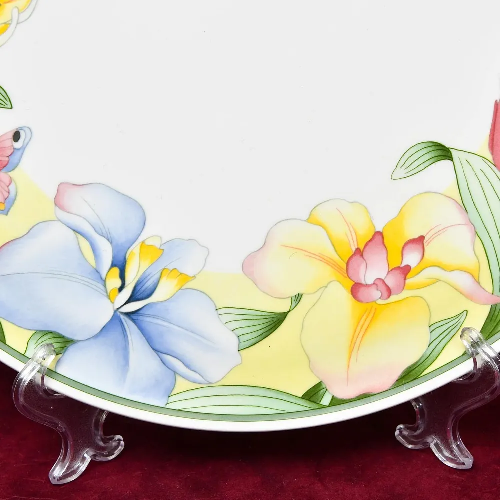 Сервировочная Тарелка - Блюдо для торта, Фарфор Villeroy&Boch Германия, 1991 - 1993 годы.