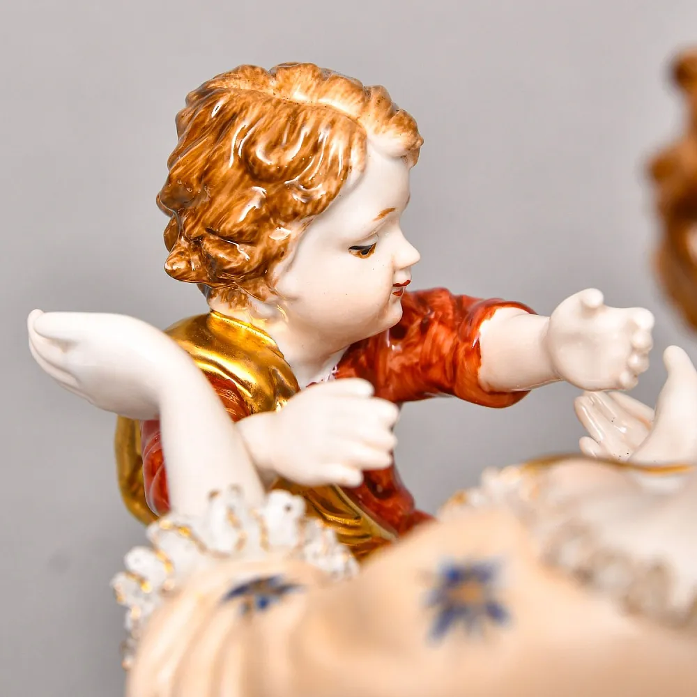 Коллекционная Фарфоровая Статуэтка «Материнство. Мать и Дитя», SANDIZELL PORCELAIN Германия.