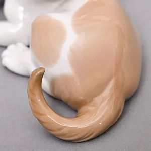 Коллекционная Фарфоровая статуэтка «Кошка - Удивленный котенок», Lladro Испания.