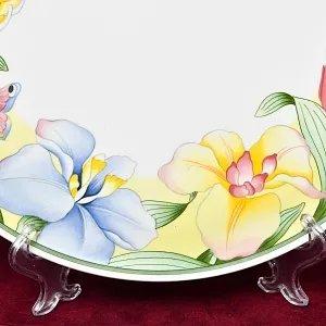 Сервировочная Тарелка - Блюдо для торта, Фарфор Villeroy&Boch Германия, 1991 - 1993 годы.