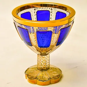 Креманка - Ваза - Орешница «Голубой Сапфир», ERNST WITTIG, Германия.