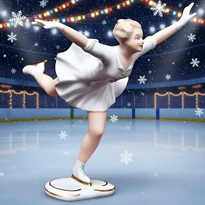 Коллекционная Фарфоровая статуэтка «ФИГУРИСТКА», WALLENDORF Германия.