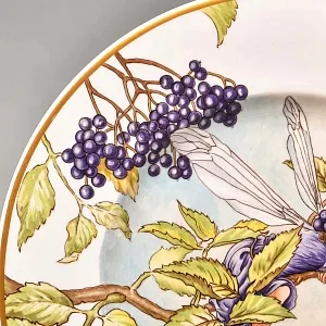 Коллекционная Фарфоровая Тарелка «Фея Бузины», Heinrich Villeroy&Boch Германия - 80 гг.