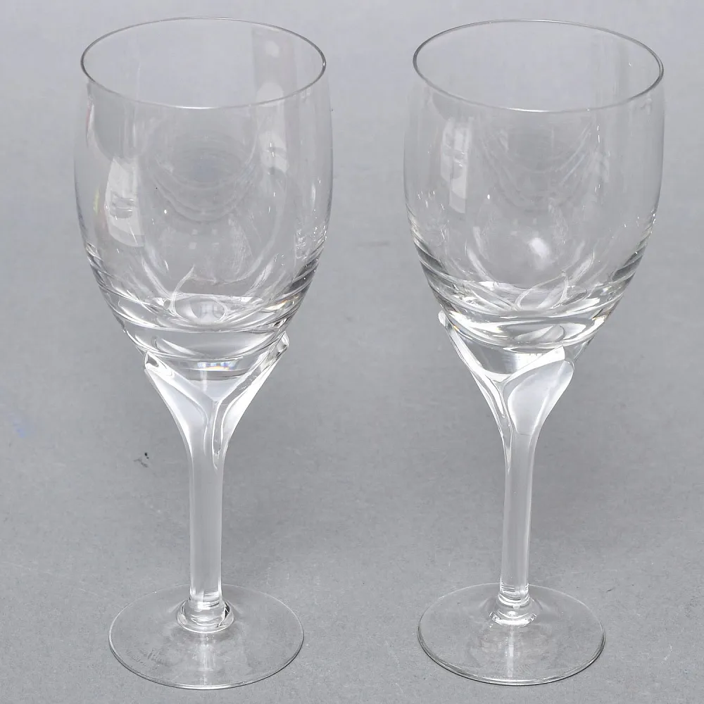Редкость! Пара Хрустальных Бокалов для Вина «IRIS», Rosenthal Studio Line, Германия -1969 год.