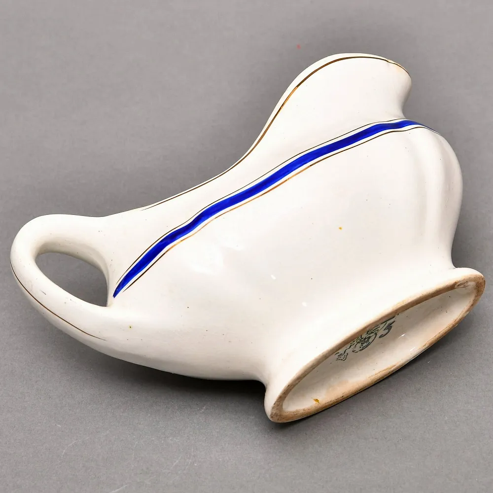 Большой Винтажный Фаянсовый Соусник, Конаково ЗИК, СССР -1955г.