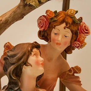 Настольная Электрическая Лампа - Светильник «ВЕСНА», FLORENCE, Италия -1985 год.