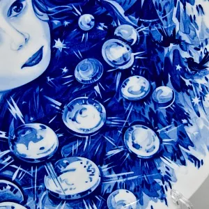 Коллекционная Фарфоровая Тарелка - Блюдо «Сказка. Звездные Талеры», MEISSEN Германия - 1981 год.