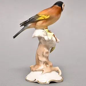Коллекционная Фарфоровая статуэтка «Птица. Щегол», Hutschenreuther Германия, 1955 - 1968 гг.