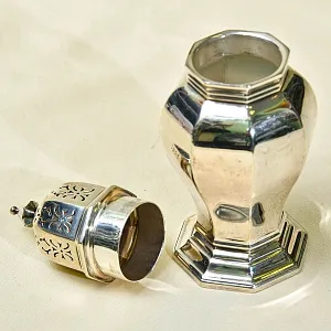 Винтажная Баночка - Емкость для сахарной пудры, Maple&amp;Co, Sheffield, Англия 1909 - 1938гг.