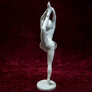 Редкая! Авторская Статуэтка «Фигуристка - Денизе Бильман», фарфор Kaiser, Германия -1979 год.