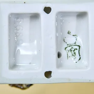 Коллекционная Фарфоровая статуэтка "Птицы. Венценосные журавли", Германия первая половина ХХ века.