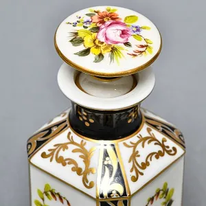 Антикварный Парфюмерный флакон, Edme Samson Франция, конец XIX - начало ХХ века.