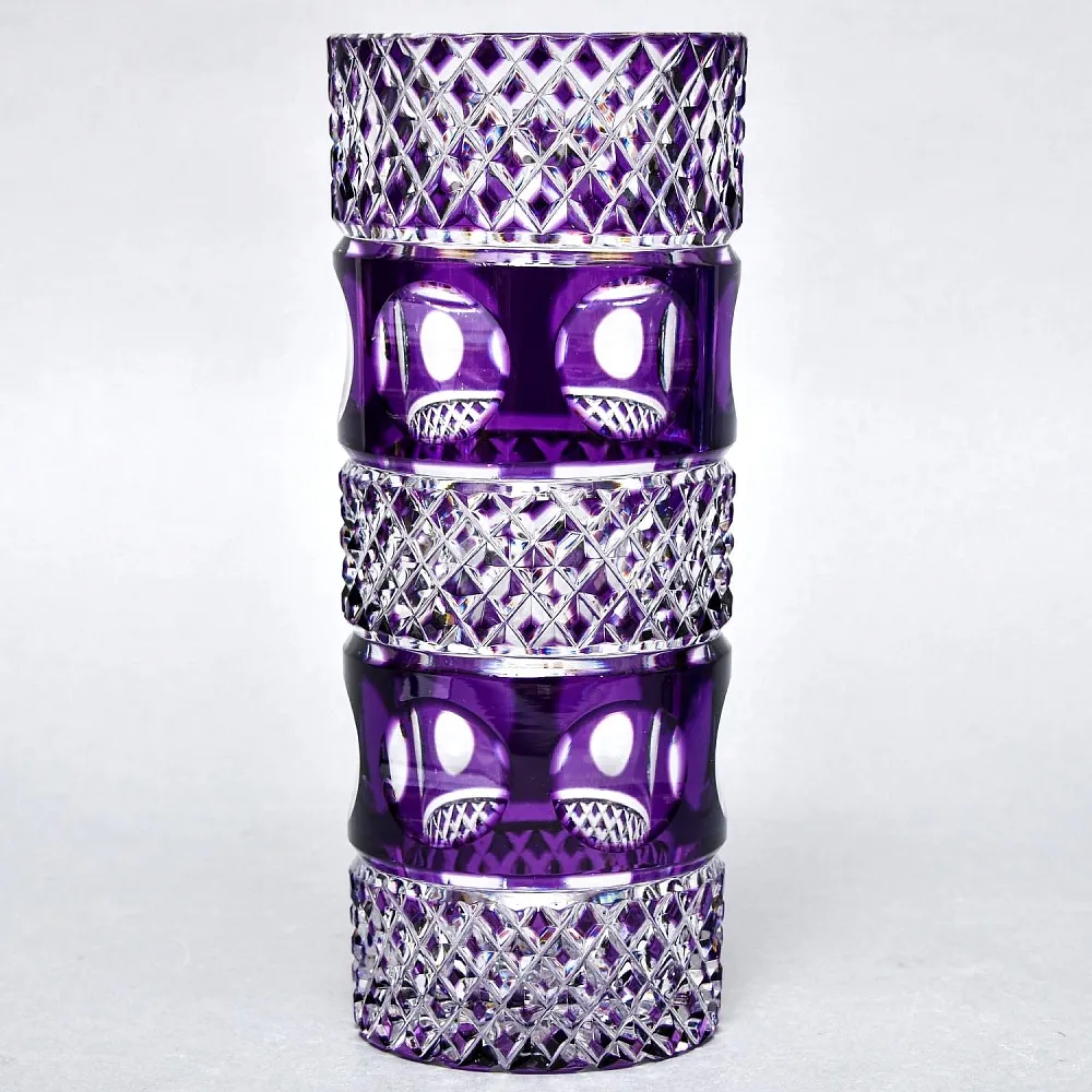 Дизайнерская Ваза Цветного Хрусталя WMF Crystal Cabinet Германия -70 годы ХХ века..