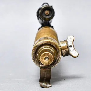 Редкость! Винтажная Латунная Бензиновая Горелка - Поршневая Паяльная Лампа, BARTHEL Германия -50 гг. 