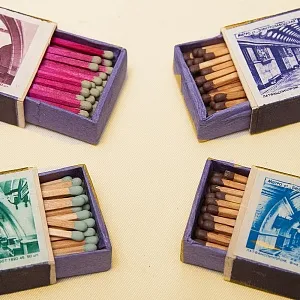 РЕДКОСТЬ!!! Памятный Сувенирый Набор - Хозяйственные Спички «МЕТРО», СССР -1955 год.