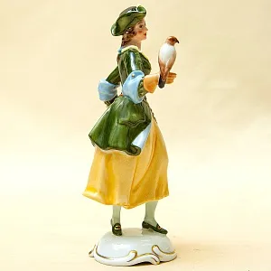 Редкость! Парные Фарфоровые статуэтки «Охотник и Охотница», ROSENTHAL Германия.