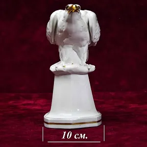 Редкость! Антикварная Фарфоровая Статуэтка «Птица - ОРЕЛ», HERTWIG Германия, 1914 - 1945 годы.