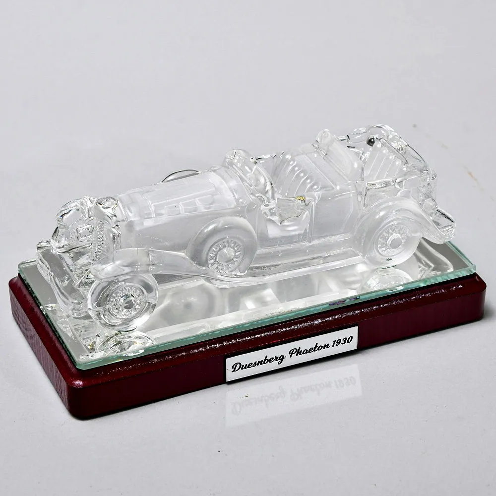 Коллекционная Хрустальная Модель «Автомобиль - Duesenberg Model J Dual Cowl Phaeton 1930» Spiegelau Crystal Германия. 