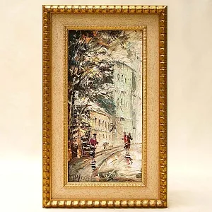 Картина - Городской Пейзаж «Старая Москва», Холст, Масло. Россия 2010 год.