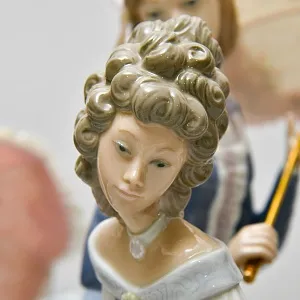 Редкость! Большая Фарфоровая статуэтка «ТРИ СЕСТРЫ», Lladro Испания, 1986 год.