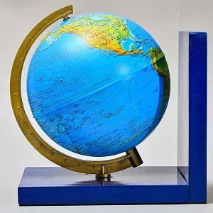 Большие Букенды - Держатель - Ограничитель - Подставка для книг «Глобус», Россия.